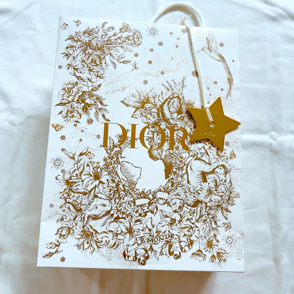 Dior Paper Bag with Dior Charm